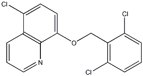 5-chloro-8-quinolinyl 2,6-dichlorobenzyl ether,,结构式