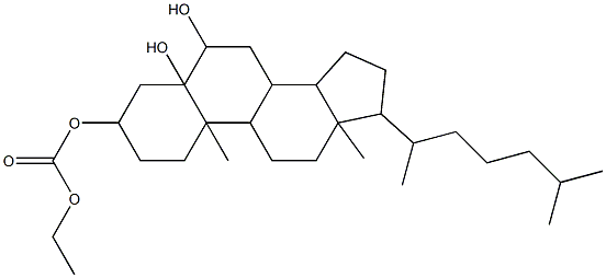 17-(1,5-dimethylhexyl)-5,6-dihydroxy-10,13-dimethylhexadecahydro-1H-cyclopenta[a]phenanthren-3-yl ethyl carbonate