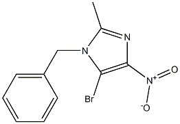 1-benzyl-5-bromo-4-nitro-2-methyl-1H-imidazole Structure