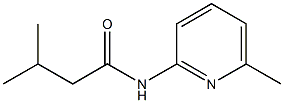 3-methyl-N-(6-methyl-2-pyridinyl)butanamide,,结构式