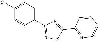 2-[3-(4-chlorophenyl)-1,2,4-oxadiazol-5-yl]pyridine