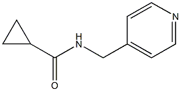 N-(4-pyridinylmethyl)cyclopropanecarboxamide 结构式