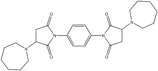 3-(1-azepanyl)-1-{4-[3-(1-azepanyl)-2,5-dioxo-1-pyrrolidinyl]phenyl}-2,5-pyrrolidinedione