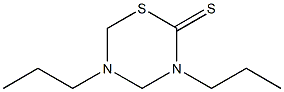 3,5-dipropyl-1,3,5-thiadiazinane-2-thione Structure