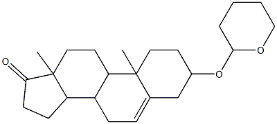 10,13-dimethyl-3-(tetrahydro-2H-pyran-2-yloxy)-1,2,3,4,7,8,9,10,11,12,13,14,15,16-tetradecahydro-17H-cyclopenta[a]phenanthren-17-one 结构式