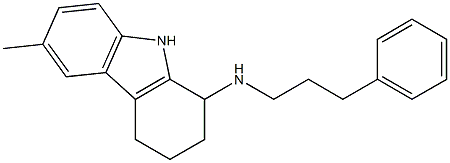  N-(6-methyl-2,3,4,9-tetrahydro-1H-carbazol-1-yl)-N-(3-phenylpropyl)amine