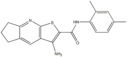 3-amino-N-(2,4-dimethylphenyl)-6,7-dihydro-5H-cyclopenta[b]thieno[3,2-e]pyridine-2-carboxamide