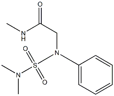  2-{[(dimethylamino)sulfonyl]anilino}-N-methylacetamide