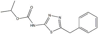 isopropyl 5-benzyl-1,3,4-thiadiazol-2-ylcarbamate Structure