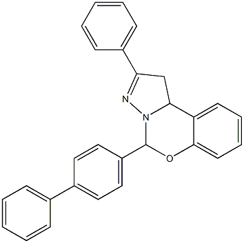 5-[1,1'-biphenyl]-4-yl-2-phenyl-1,10b-dihydropyrazolo[1,5-c][1,3]benzoxazine