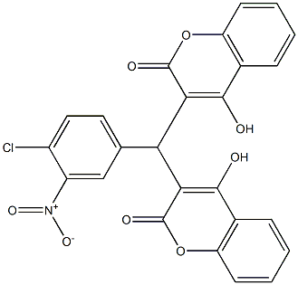  3-[{4-chloro-3-nitrophenyl}(4-hydroxy-2-oxo-2H-chromen-3-yl)methyl]-4-hydroxy-2H-chromen-2-one