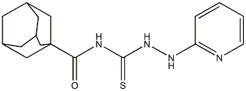 N-{[2-(2-pyridinyl)hydrazino]carbothioyl}-1-adamantanecarboxamide Structure