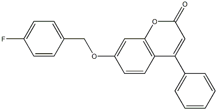 7-[(4-fluorobenzyl)oxy]-4-phenyl-2H-chromen-2-one