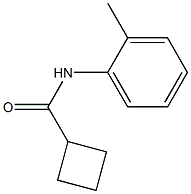 N-(2-methylphenyl)cyclobutanecarboxamide Struktur