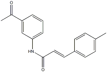 N-(3-acetylphenyl)-3-(4-methylphenyl)acrylamide