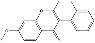 2-methyl-7-(methyloxy)-3-(2-methylphenyl)-4H-chromen-4-one