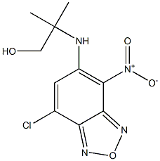 2-({7-chloro-4-nitro-2,1,3-benzoxadiazol-5-yl}amino)-2-methyl-1-propanol Structure