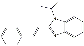 1-isopropyl-2-(2-phenylvinyl)-1H-benzimidazole