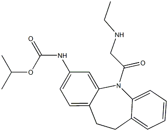 isopropyl 5-[(ethylamino)acetyl]-10,11-dihydro-5H-dibenzo[b,f]azepin-3-ylcarbamate|