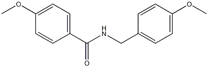 4-methoxy-N-(4-methoxybenzyl)benzamide Structure