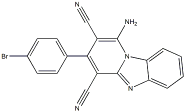  1-amino-3-(4-bromophenyl)pyrido[1,2-a]benzimidazole-2,4-dicarbonitrile