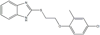 2-{[2-(4-chloro-2-methylphenoxy)ethyl]sulfanyl}-1H-benzimidazole