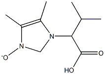 2-(4,5-dimethyl-3-oxido-1H-imidazol-1-yl)-3-methylbutanoic acid 结构式