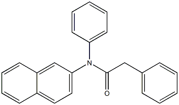 N-(2-naphthyl)-N,2-diphenylacetamide Structure