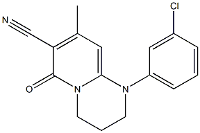 1-(3-chlorophenyl)-8-methyl-6-oxo-1,3,4,6-tetrahydro-2H-pyrido[1,2-a]pyrimidine-7-carbonitrile