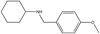 N-{[4-(methyloxy)phenyl]methyl}cyclohexanamine Struktur