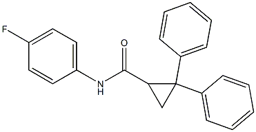  N-(4-fluorophenyl)-2,2-diphenylcyclopropanecarboxamide