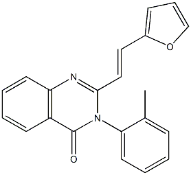 2-[2-(2-furyl)vinyl]-3-(2-methylphenyl)-4(3H)-quinazolinone