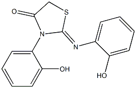  3-(2-hydroxyphenyl)-2-[(2-hydroxyphenyl)imino]-1,3-thiazolidin-4-one