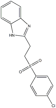 2-{2-[(4-chlorophenyl)sulfonyl]ethyl}-1H-benzimidazole|