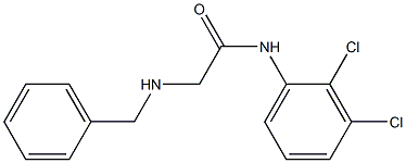 N-(2,3-dichlorophenyl)-2-[(phenylmethyl)amino]acetamide