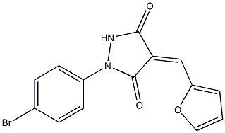 1-(4-bromophenyl)-4-(2-furylmethylene)-3,5-pyrazolidinedione