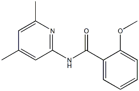 N-(4,6-dimethyl-2-pyridinyl)-2-methoxybenzamide Structure