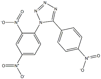 1-{2,4-bisnitrophenyl}-5-{4-nitrophenyl}-1H-tetraazole Structure