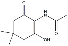 N-(2-hydroxy-4,4-dimethyl-6-oxo-1-cyclohexen-1-yl)acetamide Structure