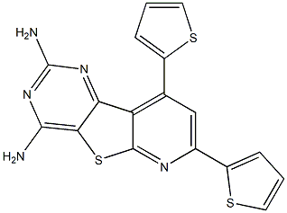  2-amino-7,9-di(2-thienyl)pyrido[3',2':4,5]thieno[3,2-d]pyrimidin-4-ylamine