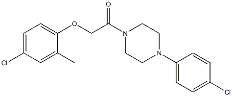 1-[(4-chloro-2-methylphenoxy)acetyl]-4-(4-chlorophenyl)piperazine