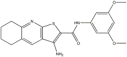 3-amino-N-(3,5-dimethoxyphenyl)-5,6,7,8-tetrahydrothieno[2,3-b]quinoline-2-carboxamide