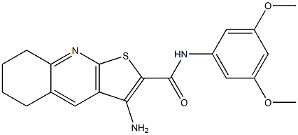 3-amino-N-(3,5-dimethoxyphenyl)-5,6,7,8-tetrahydrothieno[2,3-b]quinoline-2-carboxamide|