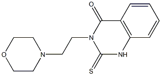 3-[2-(4-morpholinyl)ethyl]-2-thioxo-2,3-dihydro-4(1H)-quinazolinone|