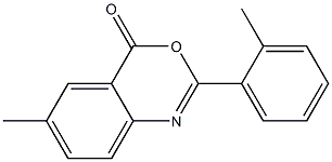  6-methyl-2-(2-methylphenyl)-4H-3,1-benzoxazin-4-one