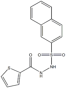 N'-(2-thienylcarbonyl)-2-naphthalenesulfonohydrazide