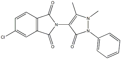 5-chloro-2-(1,5-dimethyl-3-oxo-2-phenyl-2,3-dihydro-1H-pyrazol-4-yl)-1H-isoindole-1,3(2H)-dione