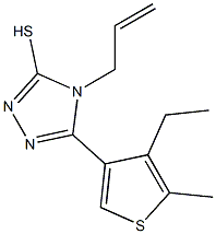  4-allyl-5-(4-ethyl-5-methyl-3-thienyl)-4H-1,2,4-triazole-3-thiol