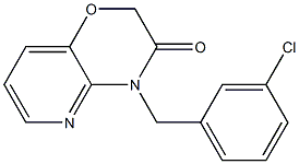4-(3-chlorobenzyl)-2H-pyrido[3,2-b][1,4]oxazin-3(4H)-one 结构式