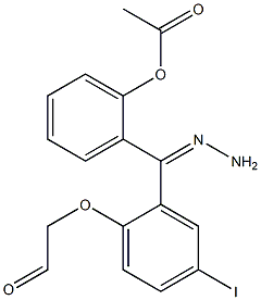 2-{2-[(4-iodophenoxy)acetyl]carbohydrazonoyl}phenyl acetate Structure